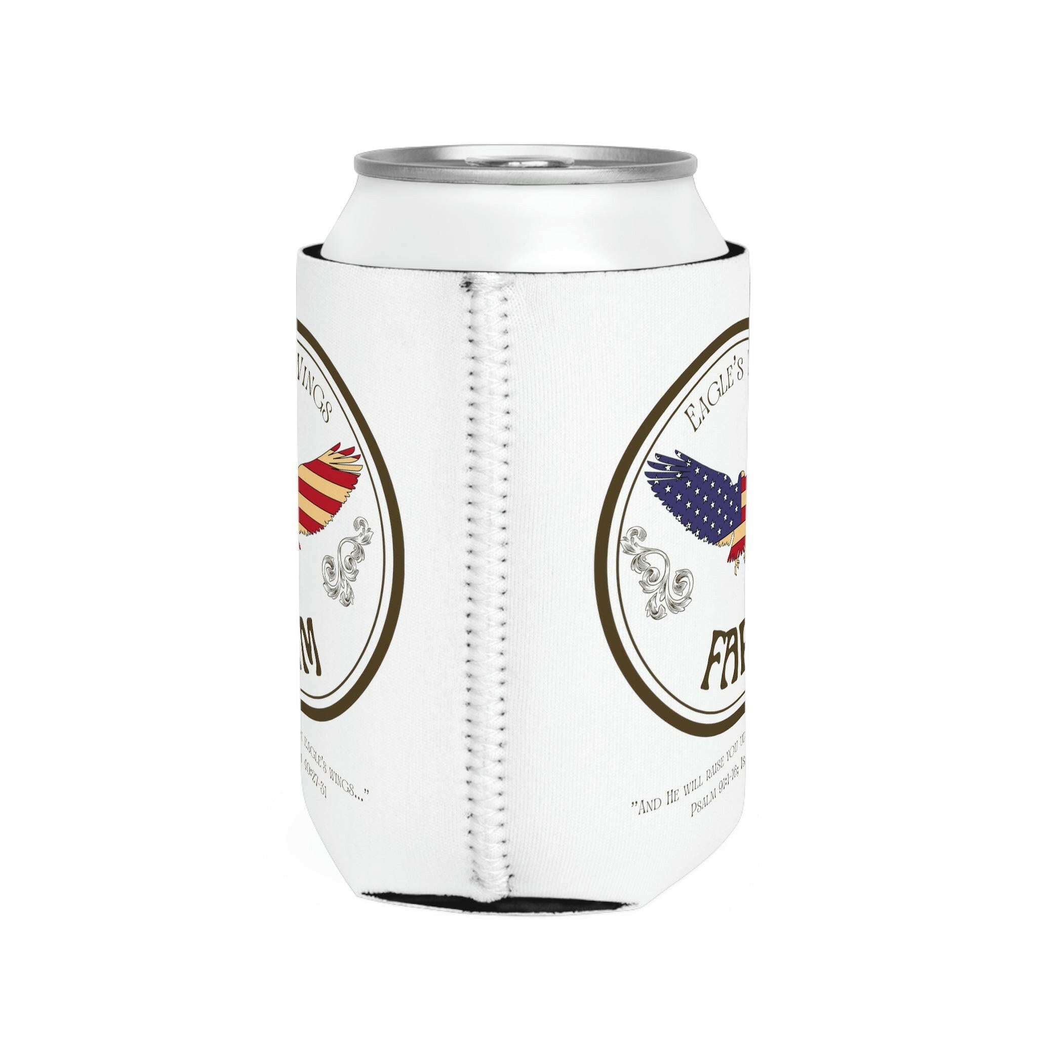 “Eagle's Wings Farm” -Can Cooler Sleeve.