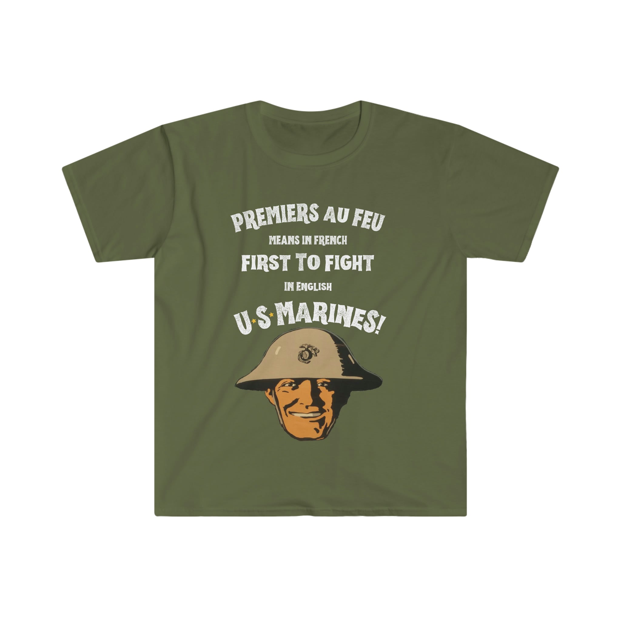 First to Fight - U.S. Marines - Softstyle T-Shirt
