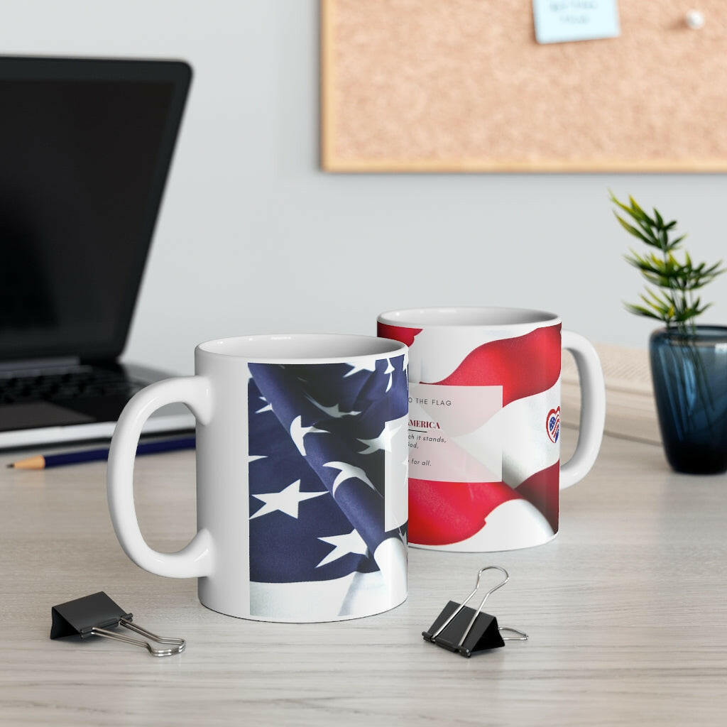 Pledge of Allegiance Ceramic Mug - Pledge Project