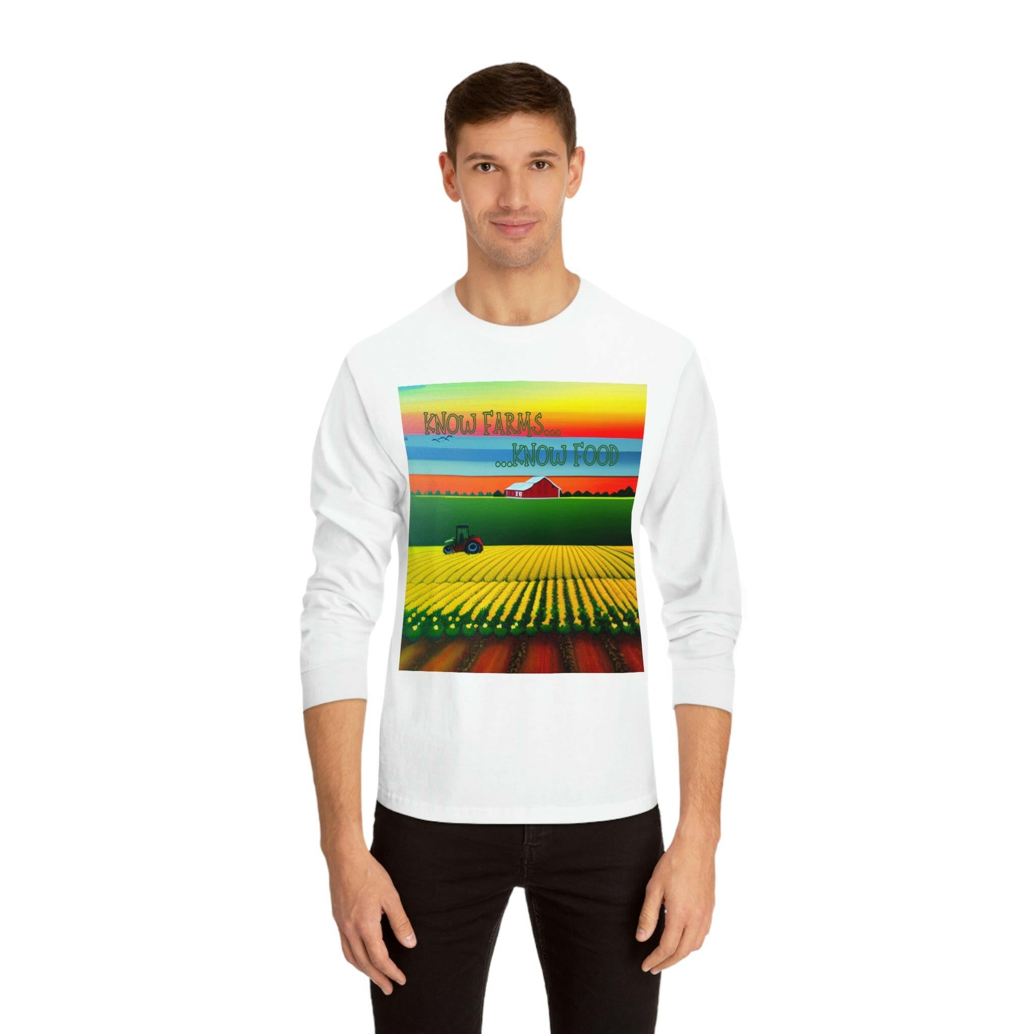 Know Farms Know Food - Farm Abundance - Unisex Classic Long Sleeve T-Shirt.