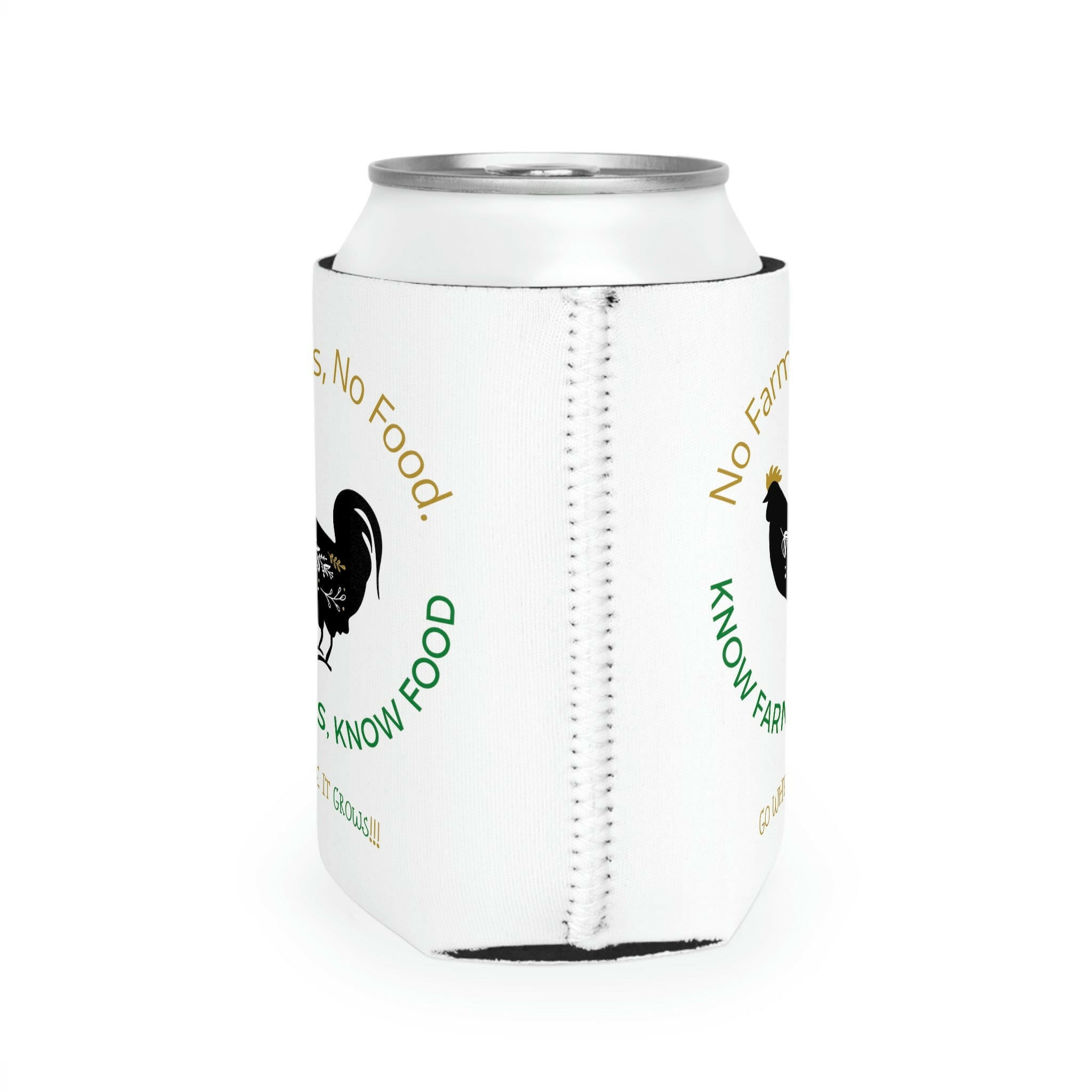 “No Farms, No Food” - Can Cooler Sleeve