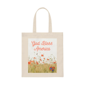 God Bless America - Canvas Tote Bag - Pledge Project