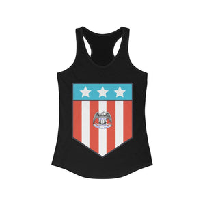 Proud Patriot Shield - Women's Racerback Tank - Pledge Project