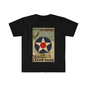 Give 'er the Gun - Air Service - Softstyle T-Shirt.