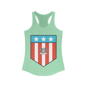 Proud Patriot Shield - Women's Racerback Tank - Pledge Project